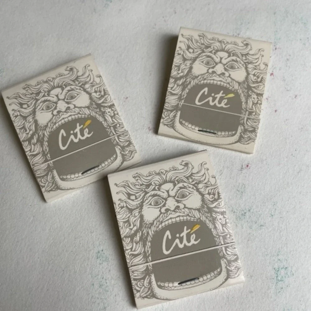 La Cite Restaurant New York City Matchbook‎ *Unstruck* 1980s Lot of 3